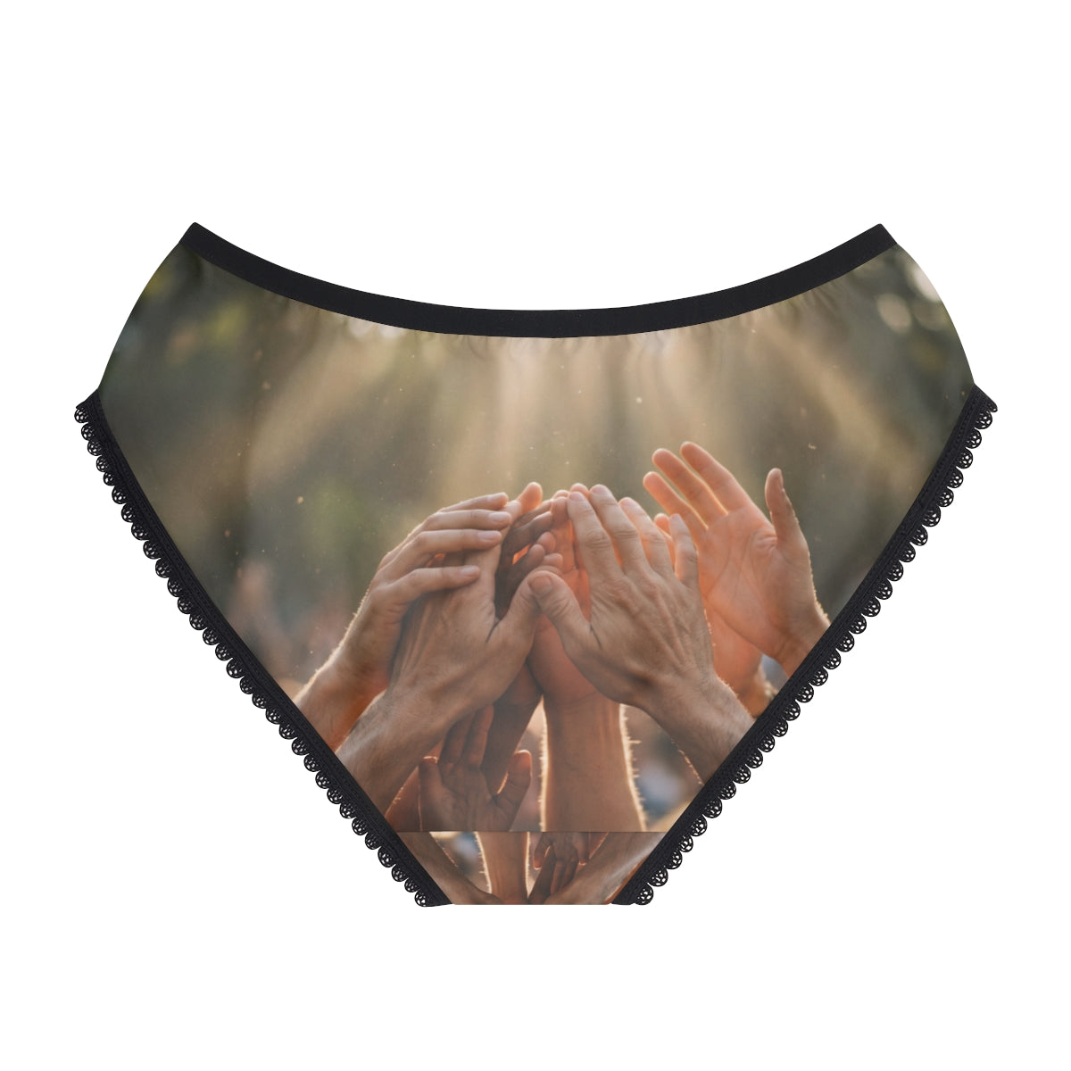 Women's Briefs - Golden Rays of Unity Wall Art | Echovira...