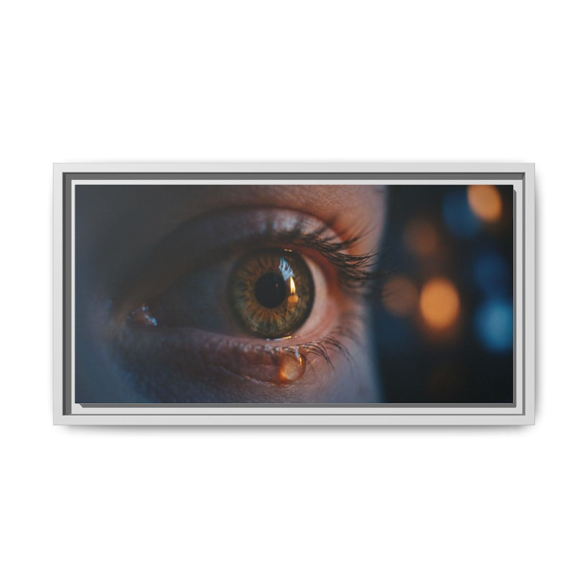 Framed Matte Canvas - Mystic Eye — White / 1.25"