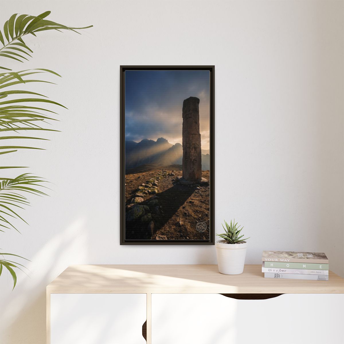 Matte Canvas, Framed - Mystic Monolith Ancient Persian... |...