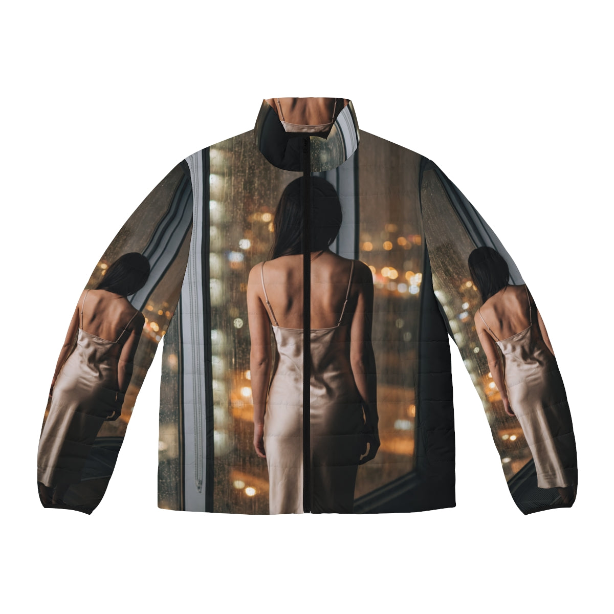 Men's Puffer Jacket - Winter City Edge