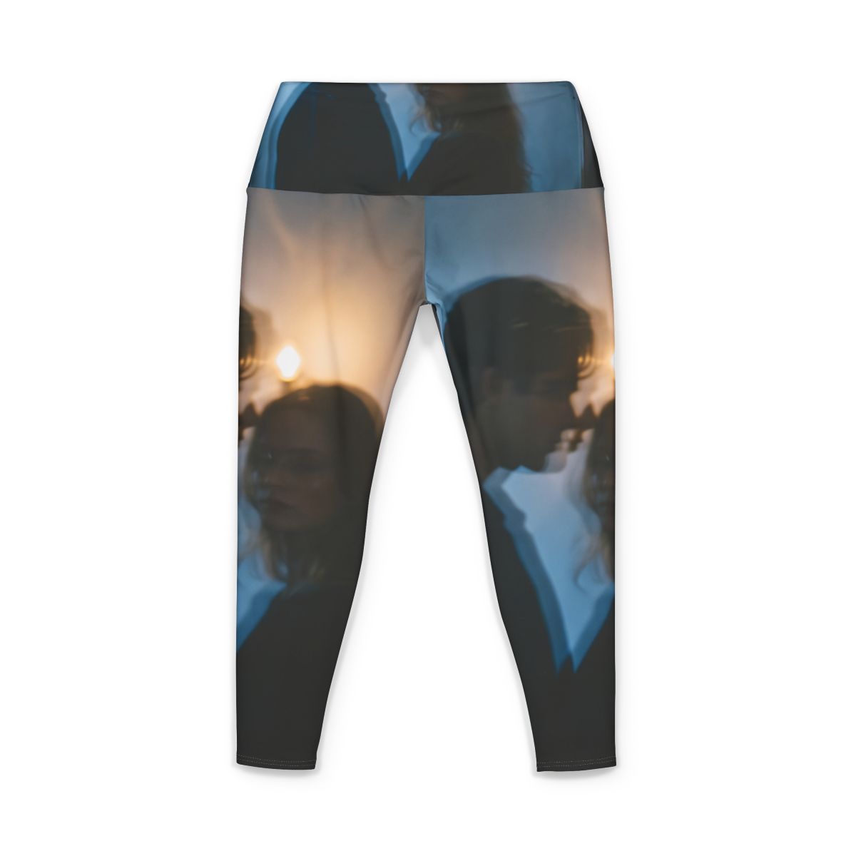 Women's Yoga Pants - Midnight Shadow - Aesthetic Activewear...