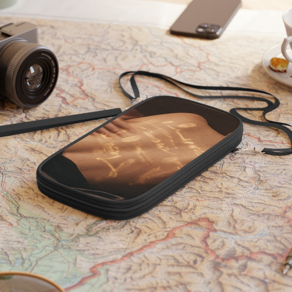 Passport Wallet - Luminous Shadow Cinematic Silhouette Art |...