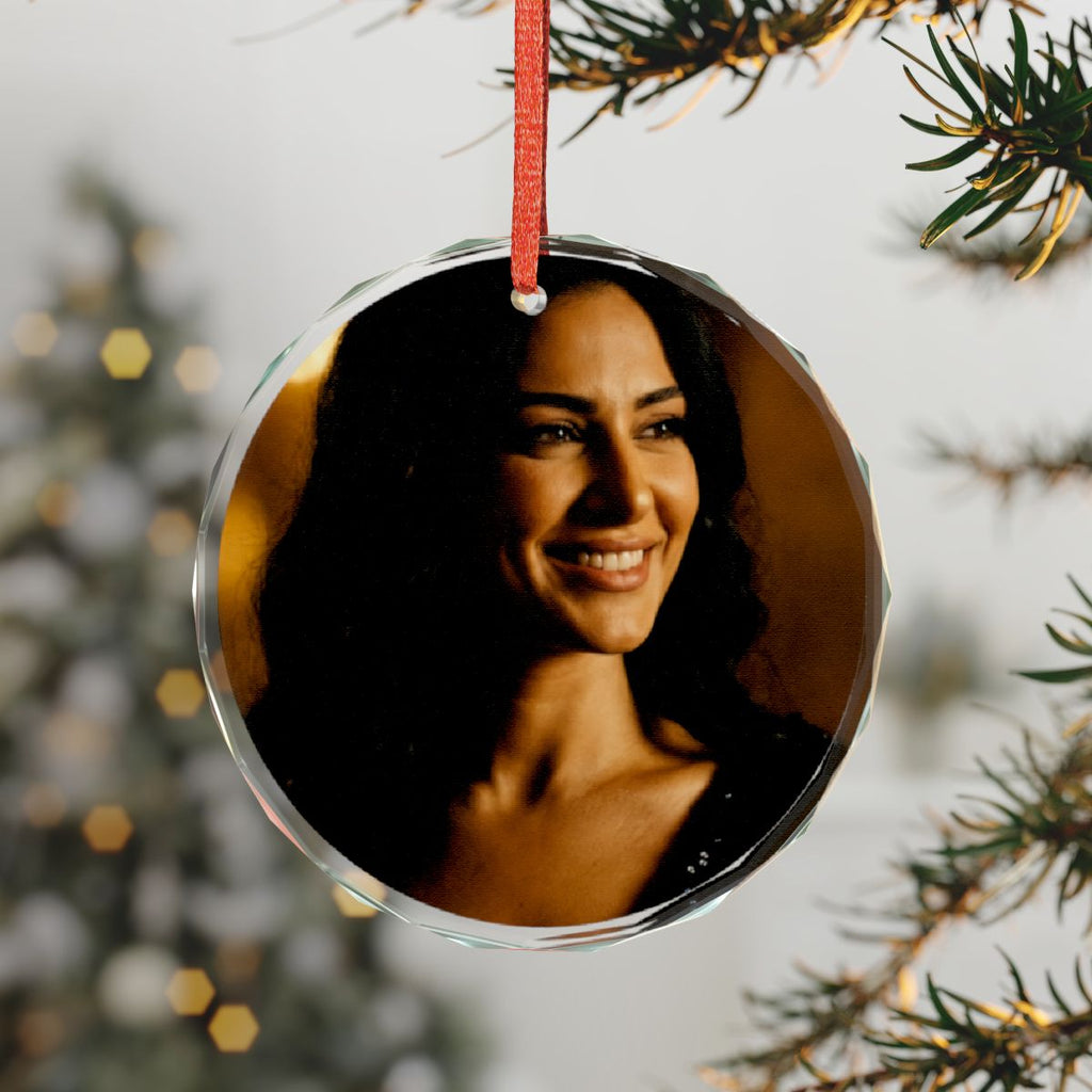 Crystal Glass Ornament - Golden Hour Portrait - Midnight......