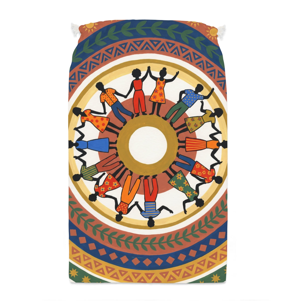 Sack - Unity Mandala Folk Art | Echovira Gallery