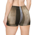 Women's Shorts - Shadows of the Citadel moody architectural...
