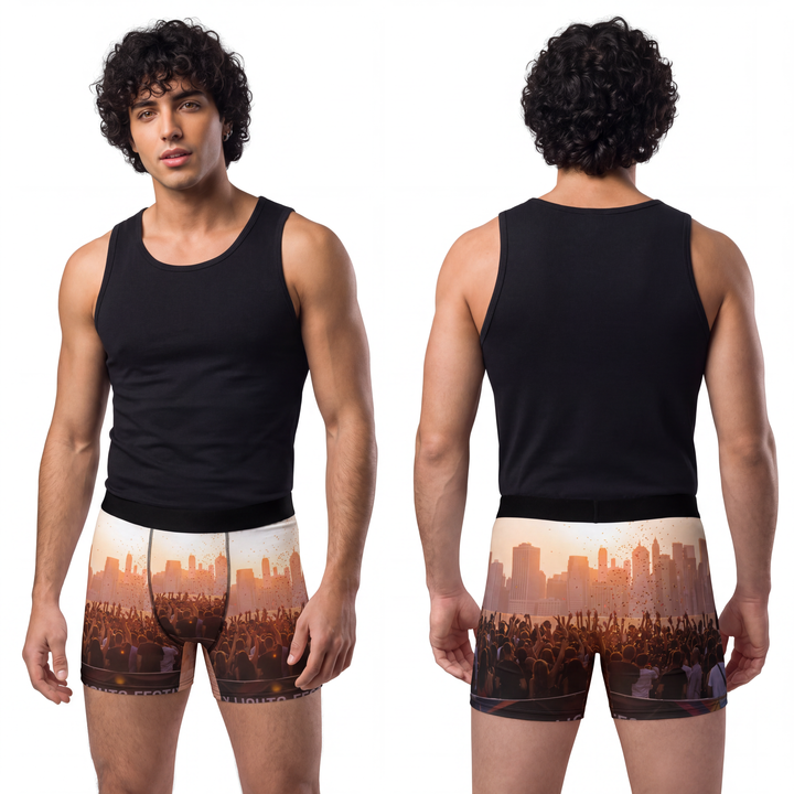 Men's Boxer Briefs - City Lights Festival