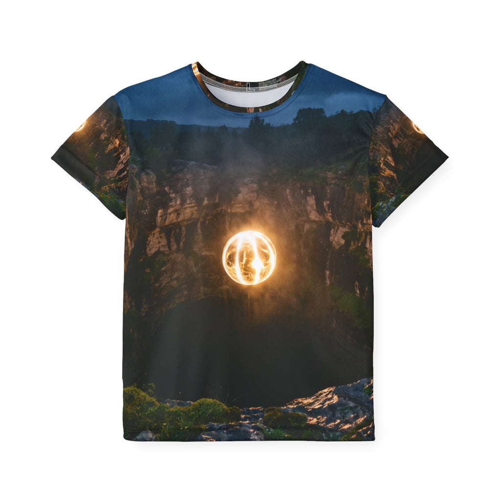 Kids Sports Jersey Luminous Chasm Art