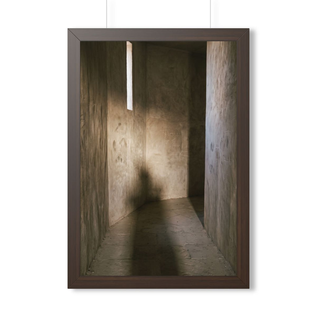 Framed Vertical Poster - Shadows of the Citadel moody... |...