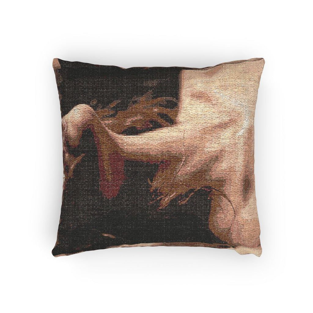Woven Pillow - Intimate Shadows Collage Art | Echovira...