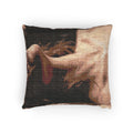 Woven Pillow - Intimate Shadows Collage Art | Echovira...