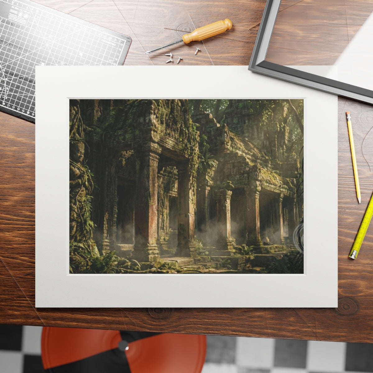 Fine Art Print - Ancient Sanctuary Ruins (14×11 & 20×16) |...