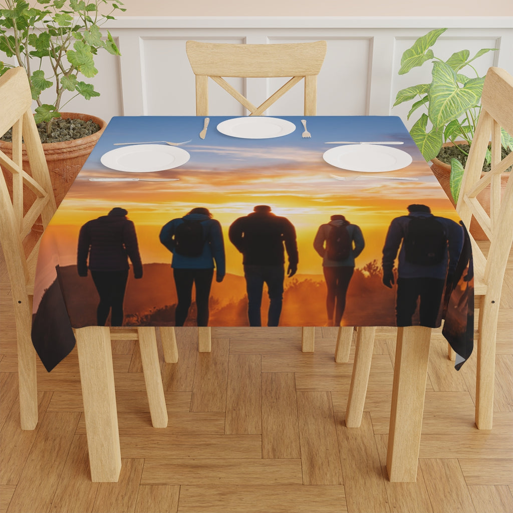 Tablecloth - Golden Horizon Glow