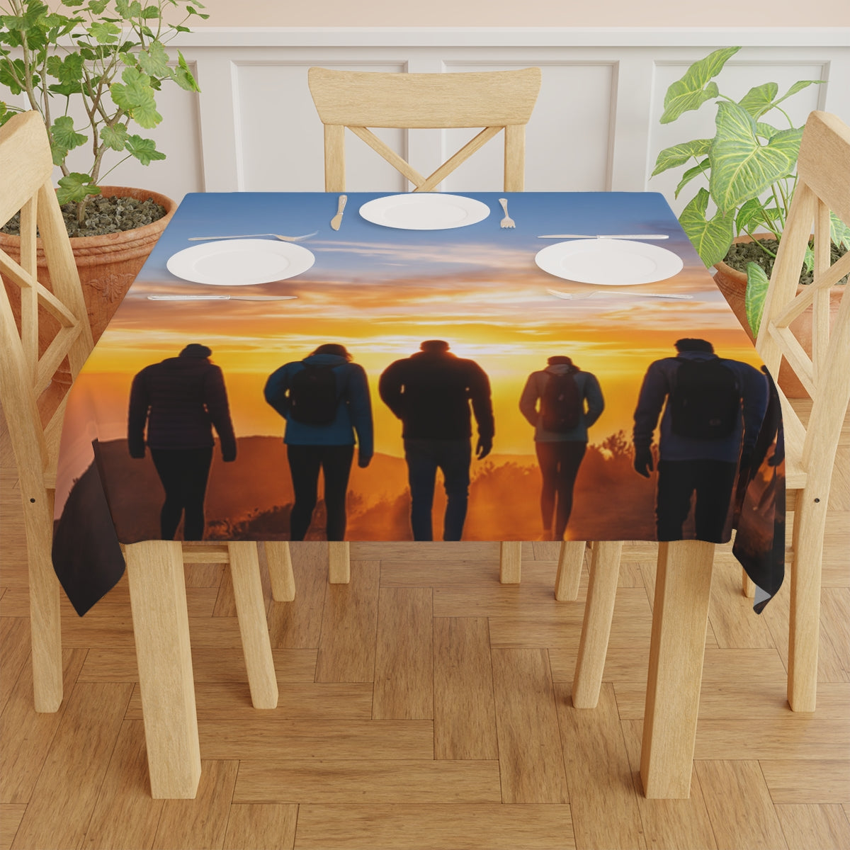 Tablecloth - Golden Horizon Glow