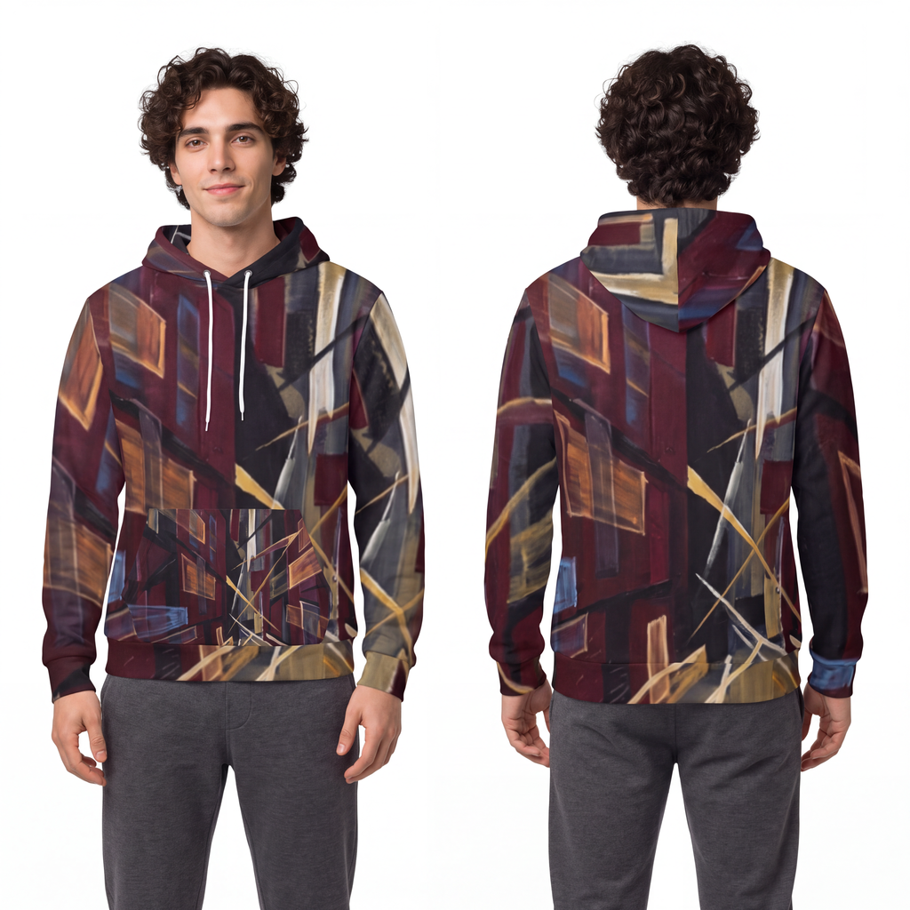 Men's Fashion Hoodie - Urban Perspective | Echovira Gallery