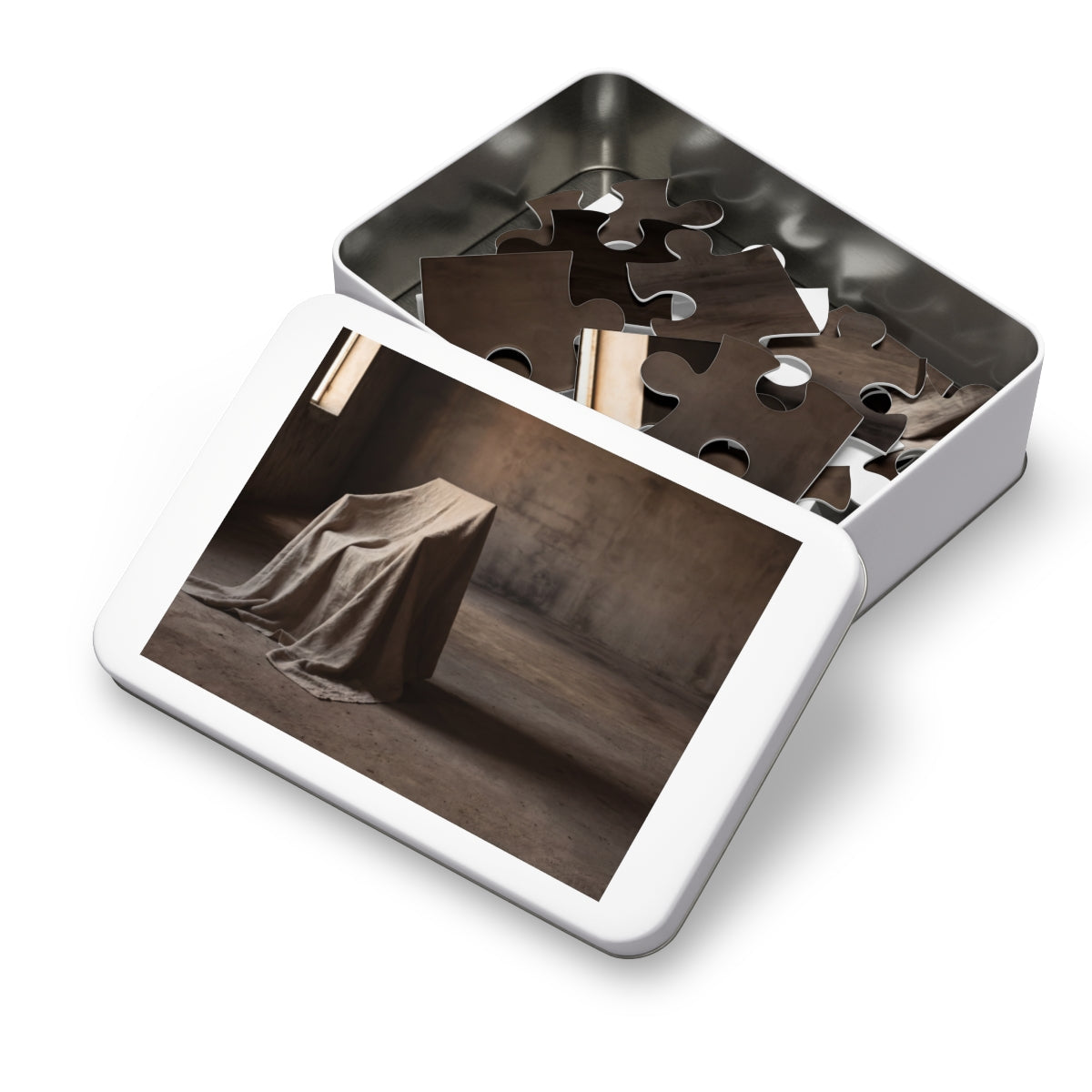 Jigsaw Puzzle with Tin - Wabi Sabi Focus