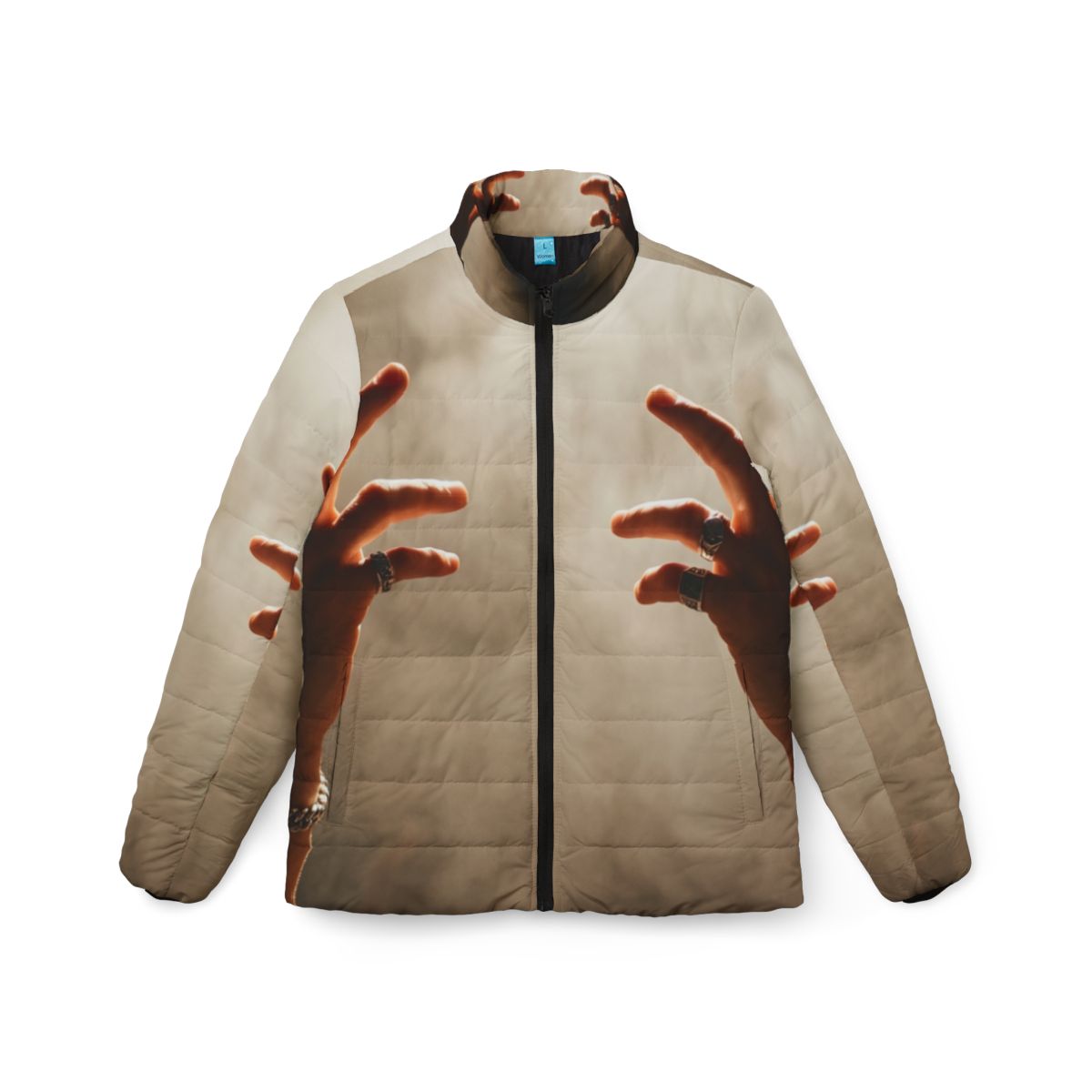 Women's Puffer Jacket - Mystic Spotlight | Echovira Gallery