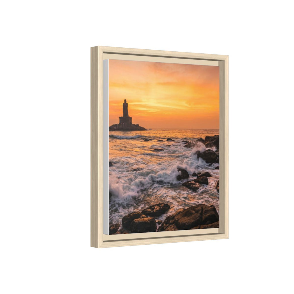 Framed Matte Canvas - Majestic Golden Coast