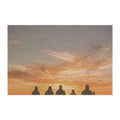 Doormat - Mountain Sunset Welcome | Echovira Gallery