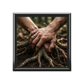 Jewelry Box with Forest Roots Artwork