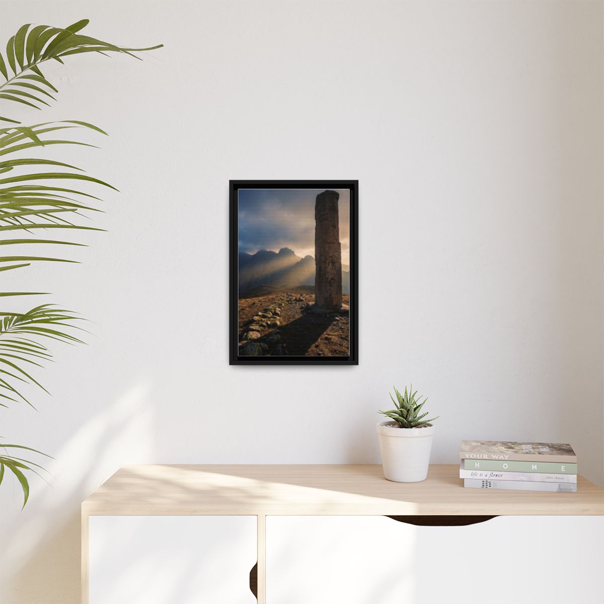 Matte Canvas, Framed - Mystic Monolith Ancient Persian... |...