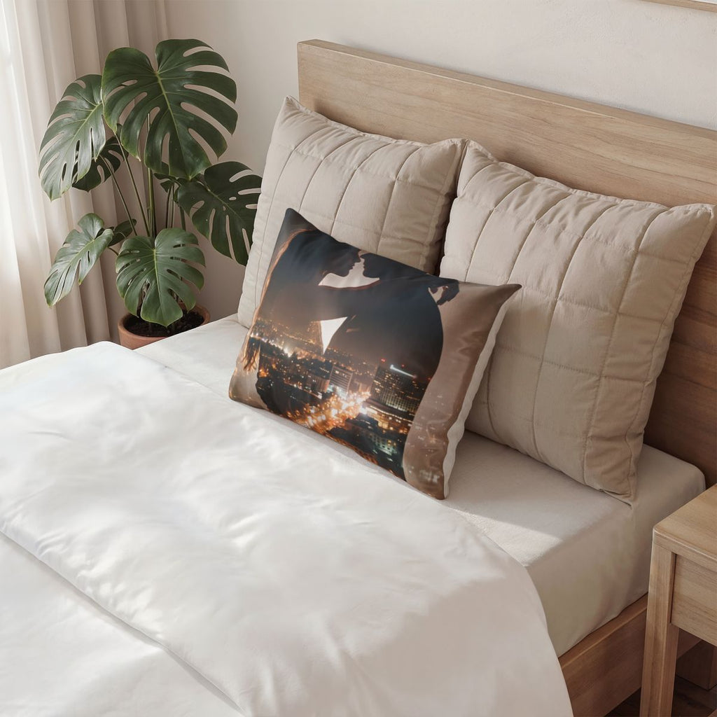 Cotton Pillow Sham - Metropolitan Romance | Echovira Gallery