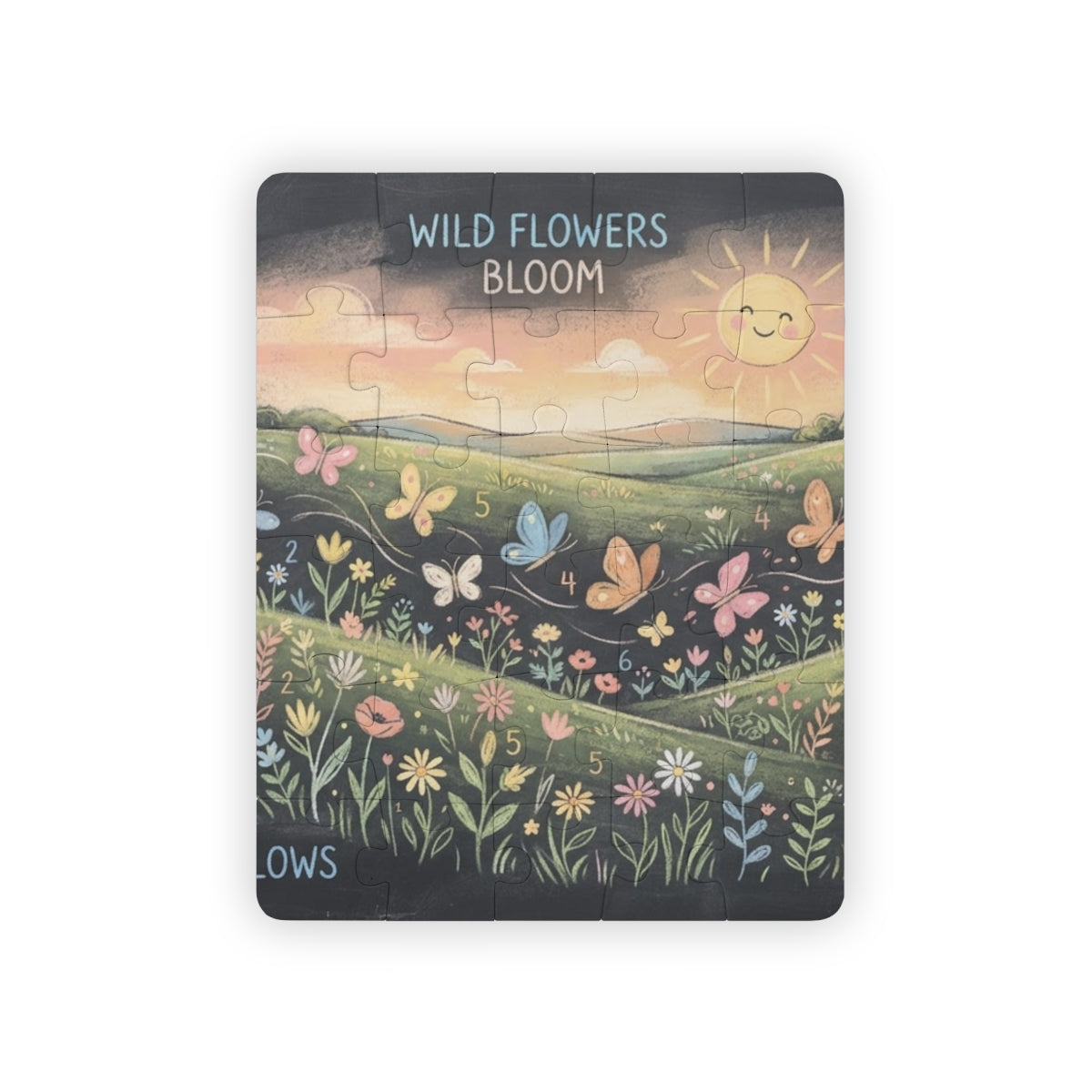 Kids' 30-Piece Puzzle - Meadow Counting Fun | Echovira...