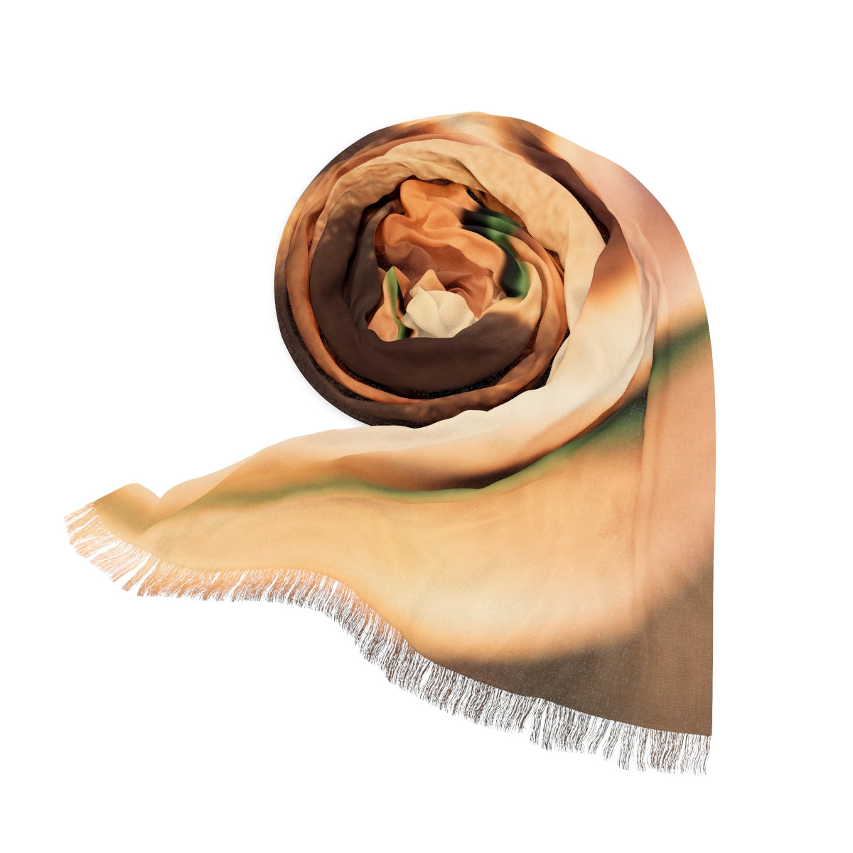 Light Scarf - Emerald Glow Elegance