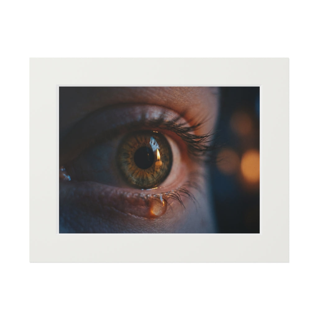 Framed Art Print - Luminous Tear
