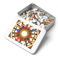 Jigsaw Puzzle with Tin - Unity Mandala Folk Art (30, 110......