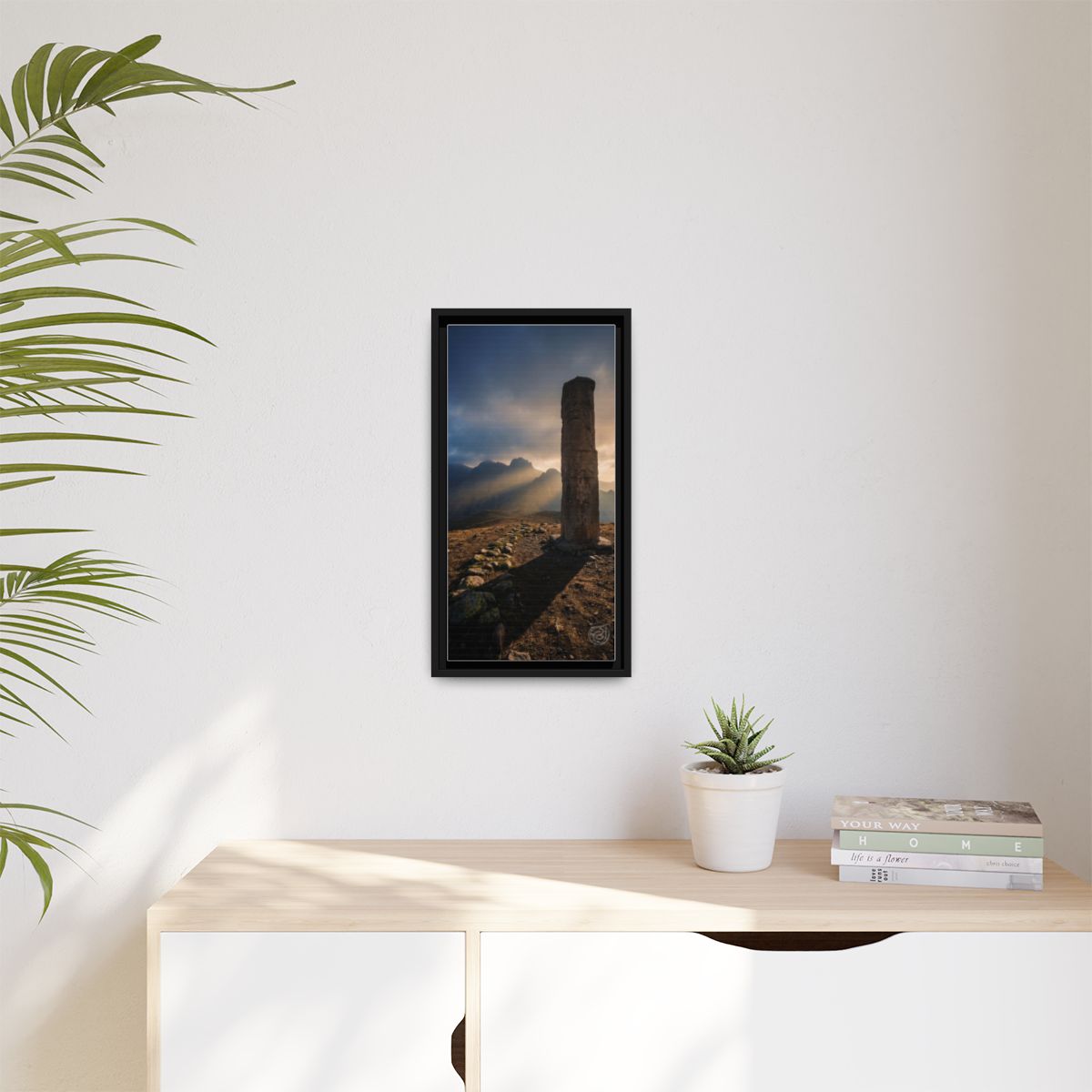Matte Canvas, Framed - Mystic Monolith Ancient Persian... |...