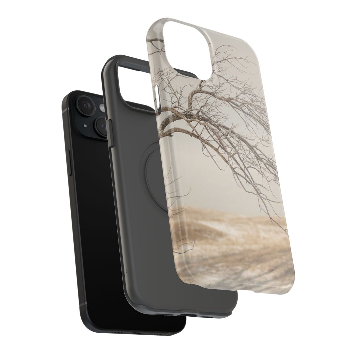 Impact-Resistant Case - Silent branch Solitude