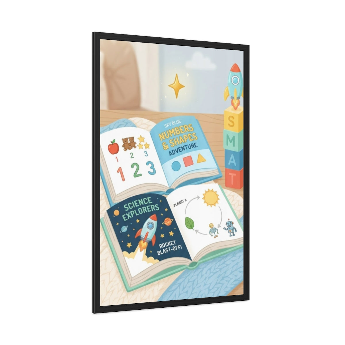 Framed Poster - Science Explorers — Portrait (8×12, 9×11......