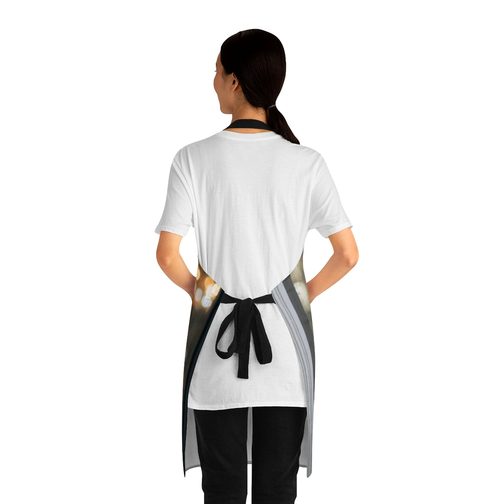 Apron - Evening City Glow Kitchen | Echovira Gallery