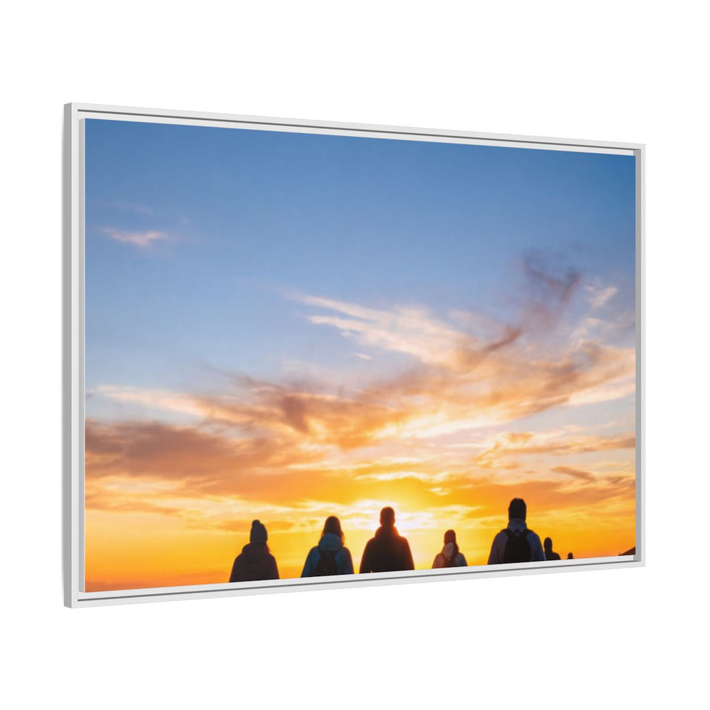 Matte Canvas, Framed - Epic Dawn Trek