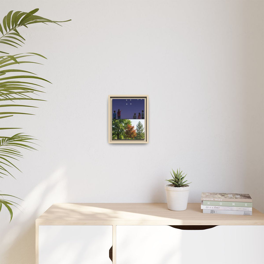 Framed Matte Canvas - Discovery — Natural / 1.25"