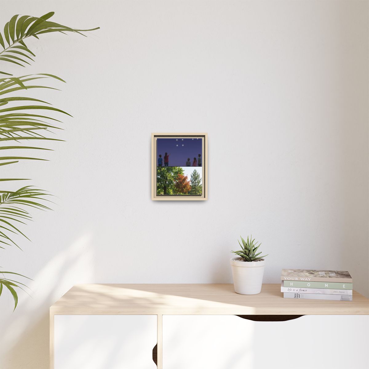Framed Matte Canvas - Discovery — Natural / 1.25"