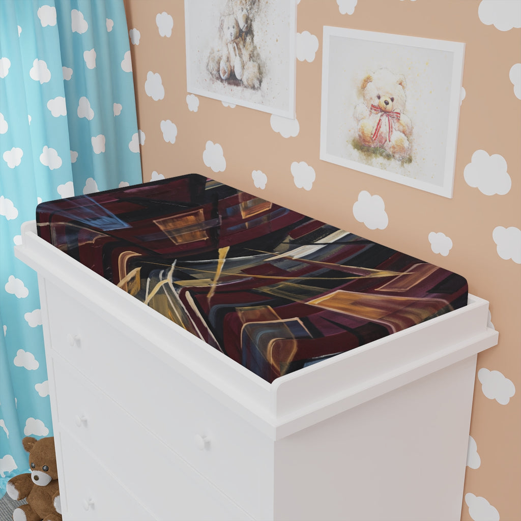 Abstract Urban Baby Changing Pad Cover