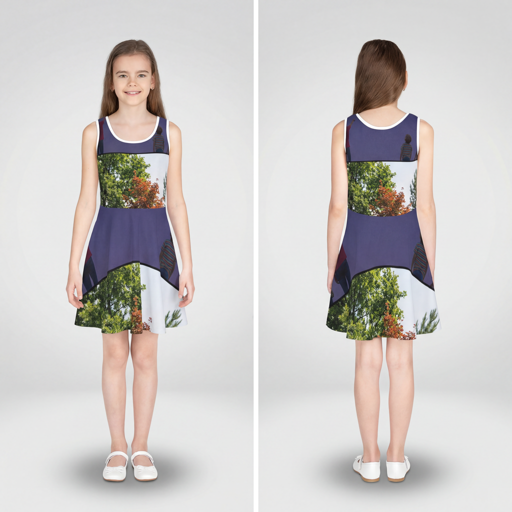 Girls' Sundress - Nature Explorer Vibes