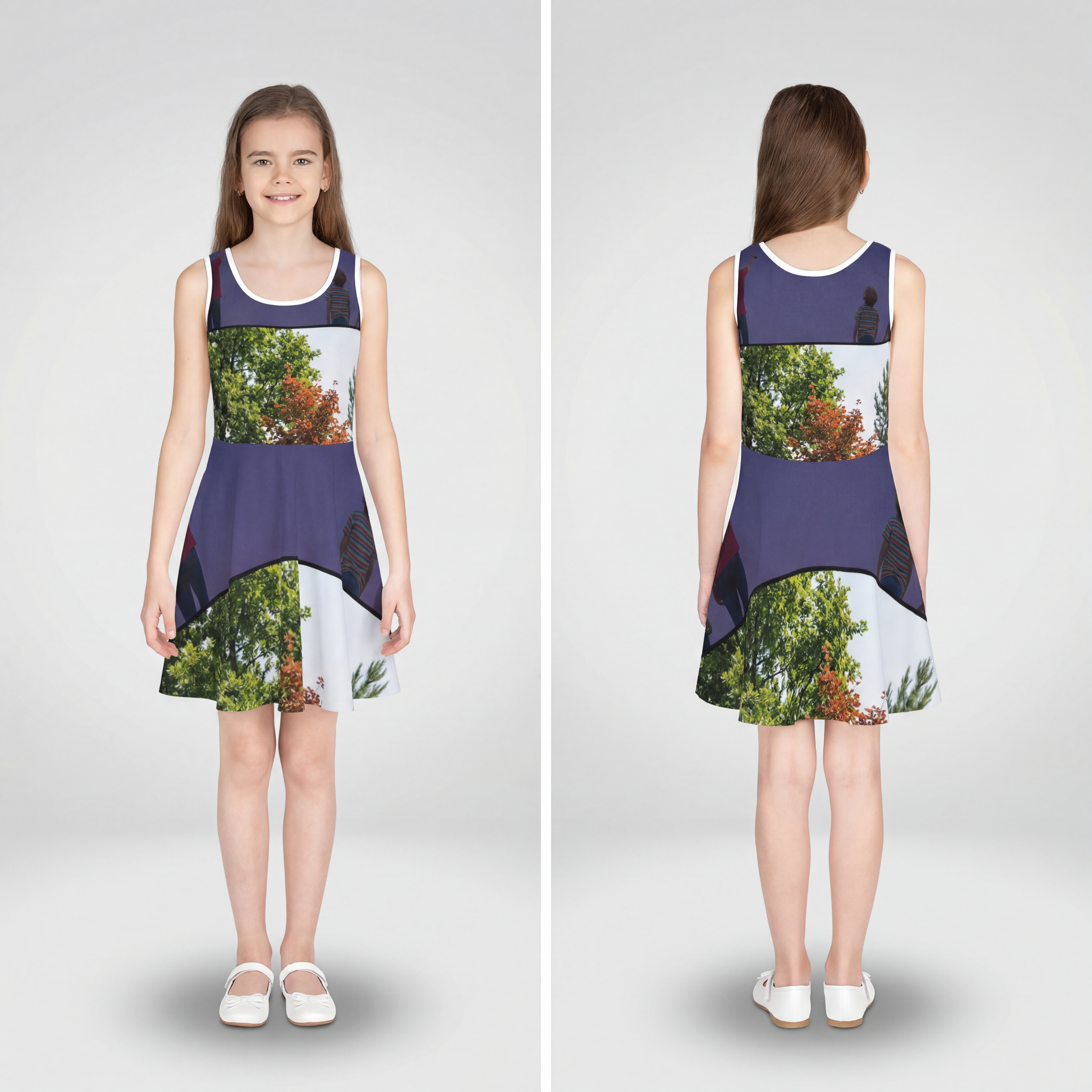 Girls' Sundress - Nature Explorer Vibes