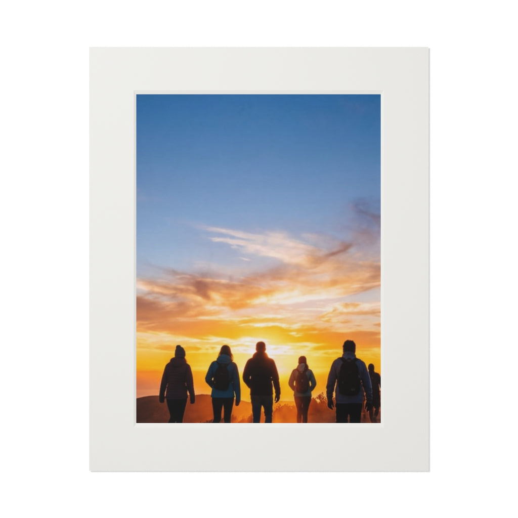 Fine Art Print - Sunset Ridge Hike — Portrait (11×14 &... |...