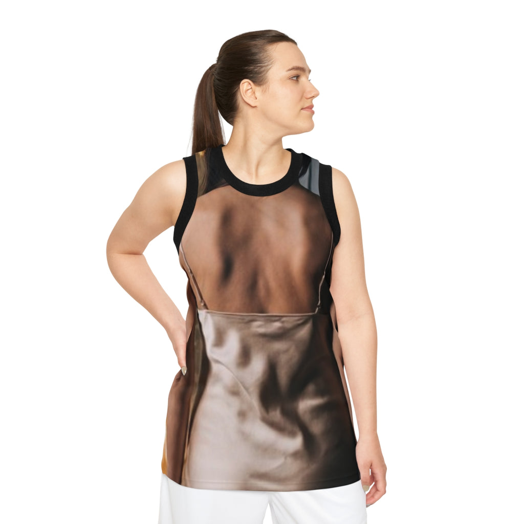 Unisex Basketball Jersey - Shimmering City | Echovira...