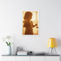 Framed Vertical Poster - Golden Reverie — White (11×14... |...