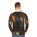 Men's Lightweight Sweatshirt - Shadowed Alleyway Mystery Art...