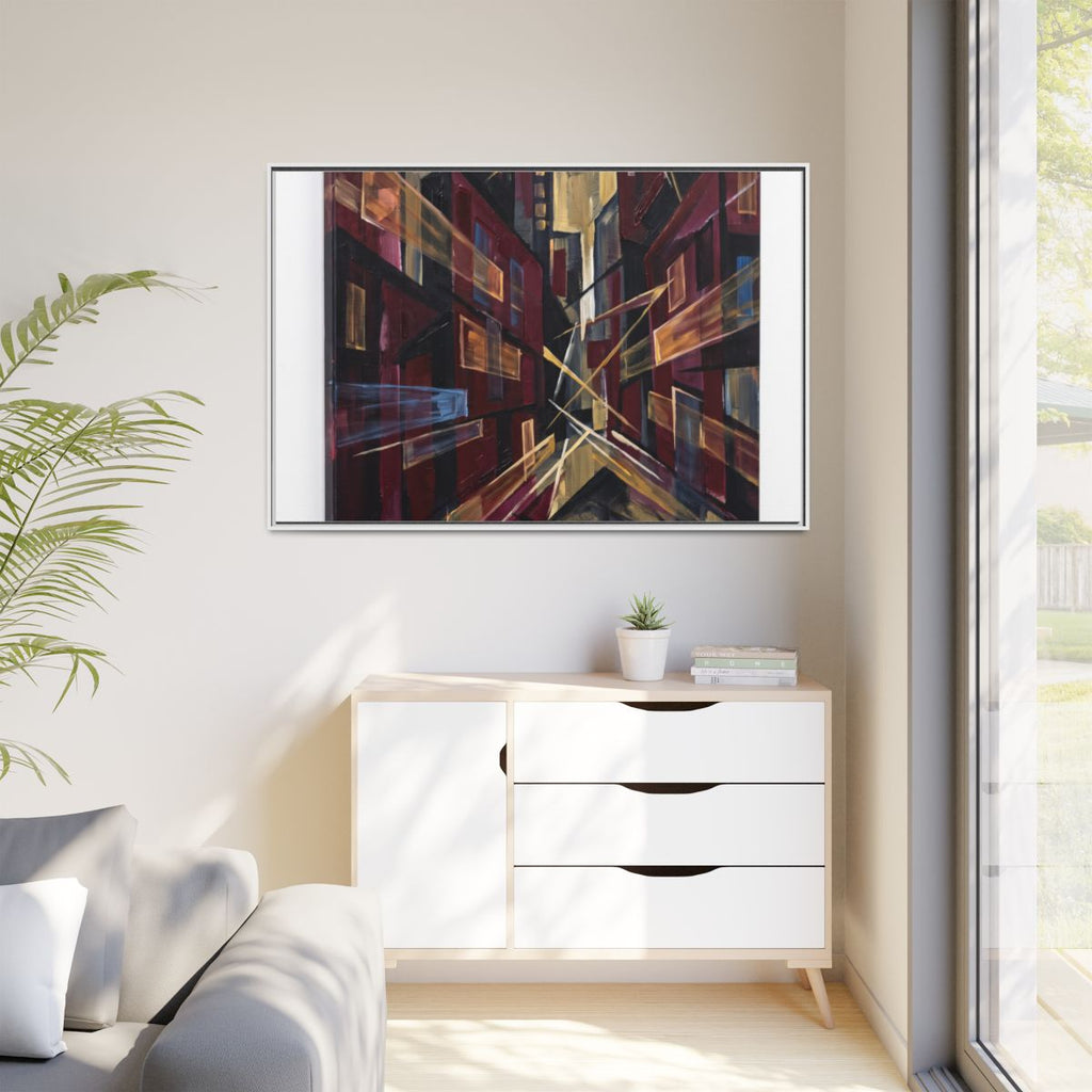 Framed Matte Canvas - Urban Perspective (10×8, 12×9, 14×11...