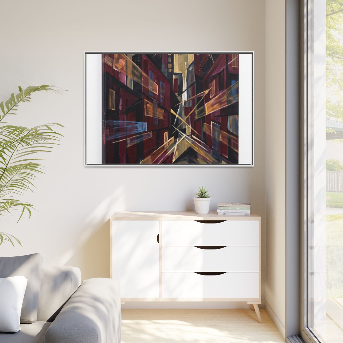 Framed Matte Canvas - Urban Perspective (10×8, 12×9, 14×11...