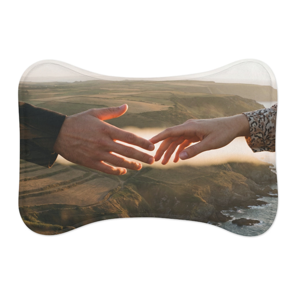 Pet Feeding Mats - The Infinite Touch | Ethereal Coastal Art...