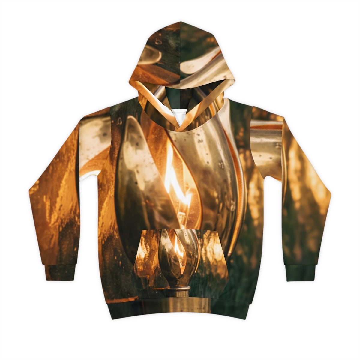 Children's Hoodie with Golden Brass Sconce