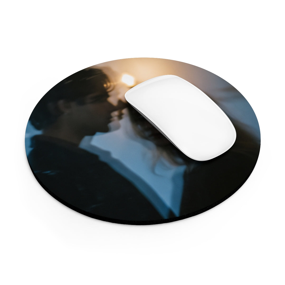 Midnight Reflections Mouse Pad - Cozy Workspace Accent |...