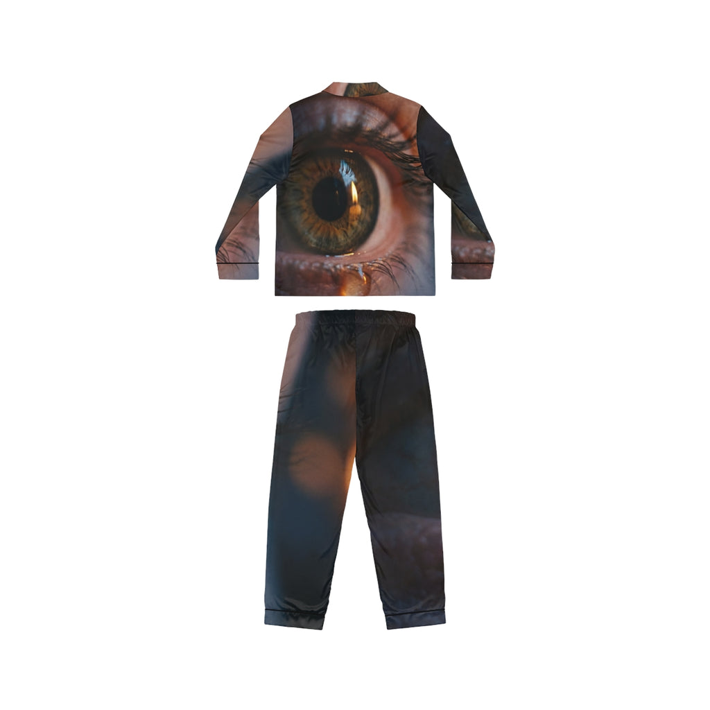Women's Satin Pajamas - Luminous Tear
