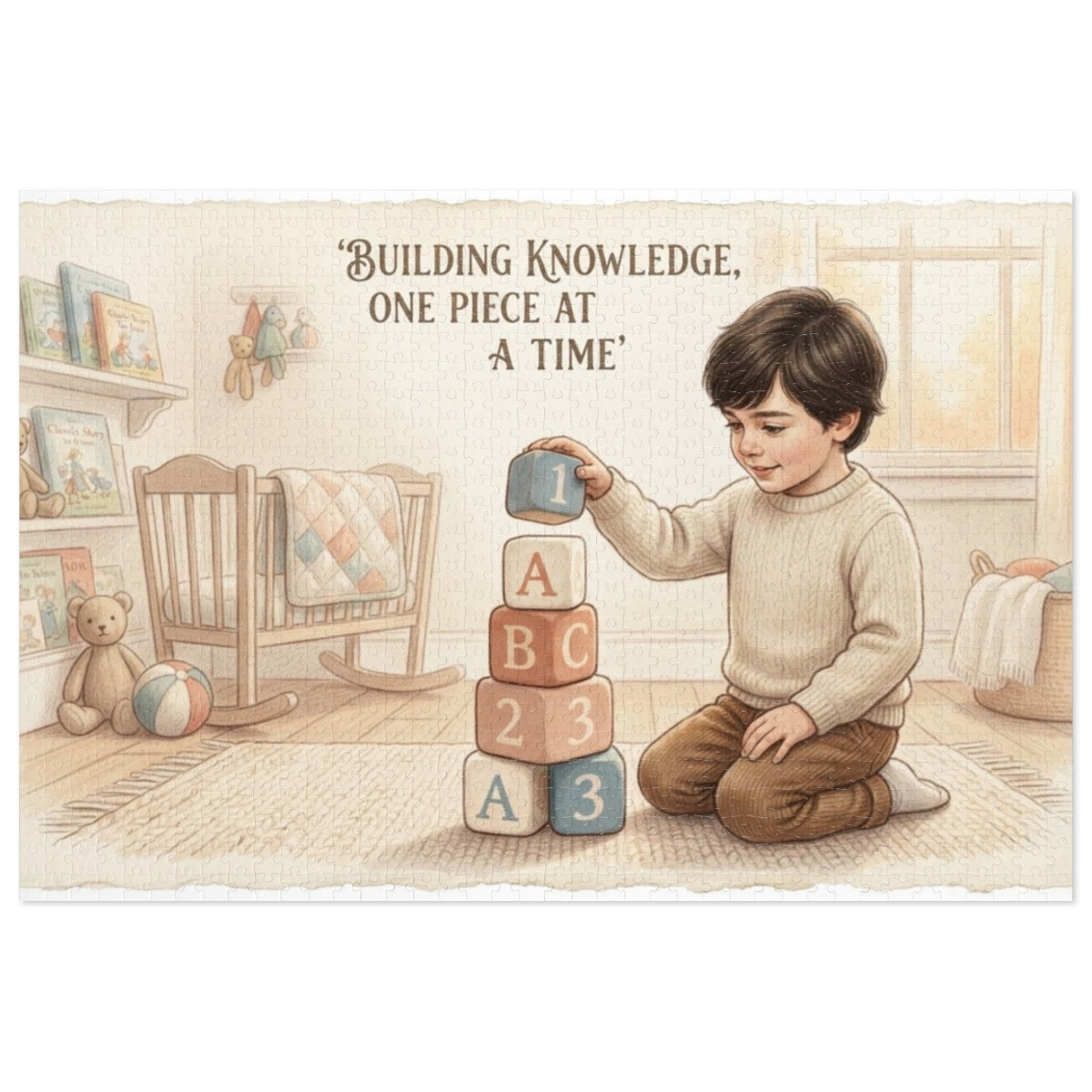 Jigsaw Puzzle with Tin - Building Knowledge (30, 110, 252......